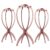 Dreamlover Wig Head Stand for Wigs, Rose Gold, 3 Packs
