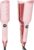 Wavytalk Power Wave Hair Crimper, Curling Iron Hair Crimper Waver, Ventilation Design for Less Damage, Ionic Reduces Frizz, Effortless-Waver, Dual Voltage Crimping Iron, Pink