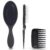 SIMPOR Wig Brushes for Synthetic, Hair Wig Comb Set, 3 Row Wire Brush Hair Extension Wire Loop 3 PCS