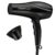 Conair Hair Dryer Style & Shine Natural Crystal Collection, 1875W Hairdryer, 3 Heat Settings, 2 Speeds, Blow Dryer with Concentrator Attachment, Ionic & Hematite-Infused Ceramic Technology, Black