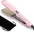 Wavytalk Wet to Straight Hair Straightener, 1.75 Inch Wide Vent Sesh Flat Iron for Damp or Dry Hair, Straightener with Dual Voltage Leave Silky Smooth Look, 20% Faster Styling, Pink
