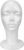 STUDIO LIMITED 11.4-Inch Styrofoam Mannequin Head (1 Pack) – White Foam Wig Stand for Wigs, Hats, Masks, Hairpieces, Salon Display, and Travel Use