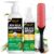 Wig Shampoo for Synthetic Wigs & Wig Milk Spray for Synthetic Hair, Detangle and Anti-Frizz, Hydrates & Moisturizes Synthetic Wig Shampoo, Conditioner＆Detangler 2 in 1 Moisturize Spray Detangler Brush