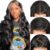 Pizazz 13×6 Body Wave Transparent Lace Front Wigs Human Hair Pre Plucked 180 Density HD Lace Frontal 9A Glueless Wigs with Baby Hair for Women 26Inch