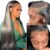 bunGiol Straight HD Transparent Lace Front Wigs Human Hair 13×4 for Black Women Glueless Brazilian Virgin Frontal Hairline 180% Density Pre Plucked with Baby Hair Black 24 inches