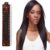 Clip in hair extensions, 100% Remy human hair, 14 inches, Straight, Curly, Black
