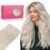 WENNALIFE Clip in Hair Extensions Real Human Hair, 18 Inch 120g 7pcs Platinum Blonde Human Hair Remy Clip in Hair Extensions Real Human Hair Double Weft