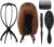 ProSuites 2 Pack Wig Head Stand with 3 PCS Wig Brush Comb, Travel Wig Holder Comb Set for Women Multiple Wigs