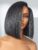 LUVME HAIR Bob Wig 100% Human Hair Wigs Protective Wig Glueless Without Spray Lace Front 10 Inches Bob, Pre Cut Plucked Lace Short Wig Ready To Go Natural Color Straight Bleached Knots Black Wigs